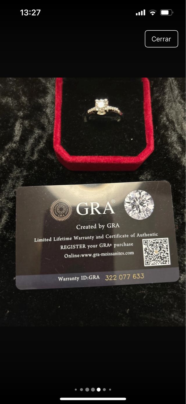 3 Anillos Moissanita GRA Brillan como Diamante