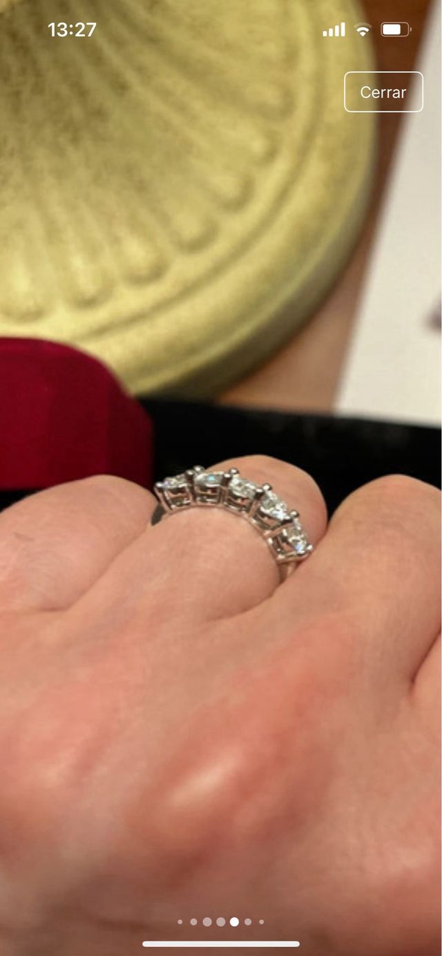 3 Anillos Moissanita GRA Brillan como Diamante