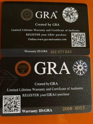 3 Anillos Moissanita GRA Brillan como Diamante