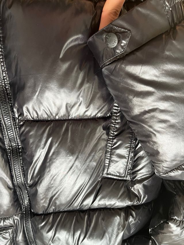 Abrigo Moncler Negro Talla S