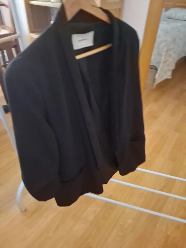 Blazer Stradivarius negro