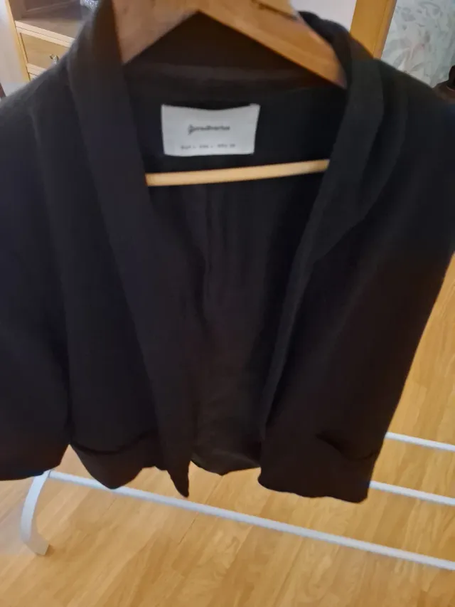 Blazer Stradivarius negro