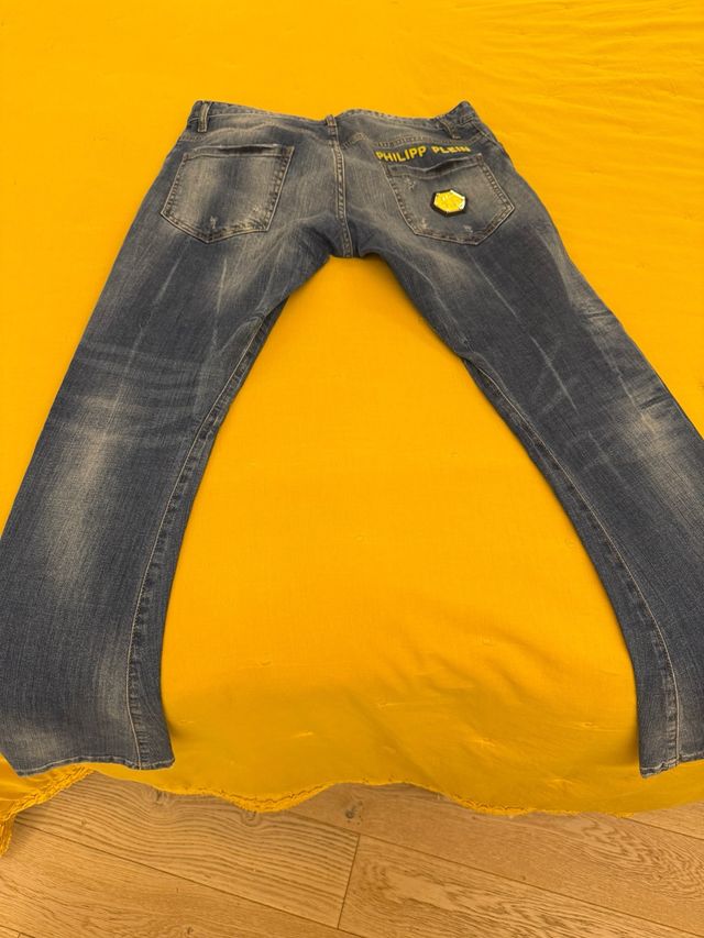 Vaqueros Philipp Plein Hombre Azules talla 33