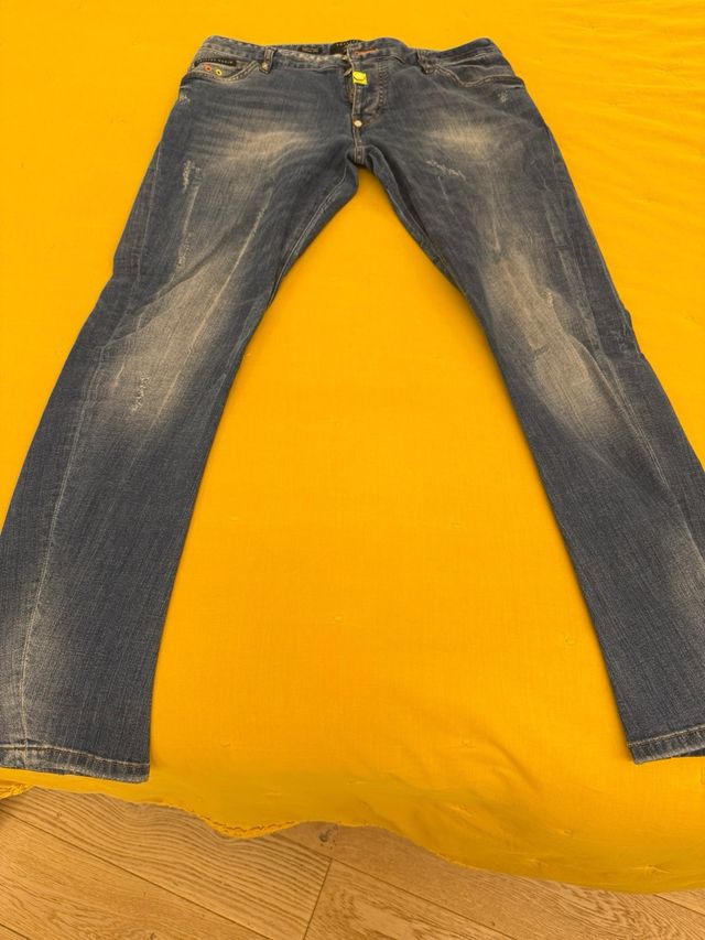 Vaqueros Philipp Plein Hombre Azules talla 33