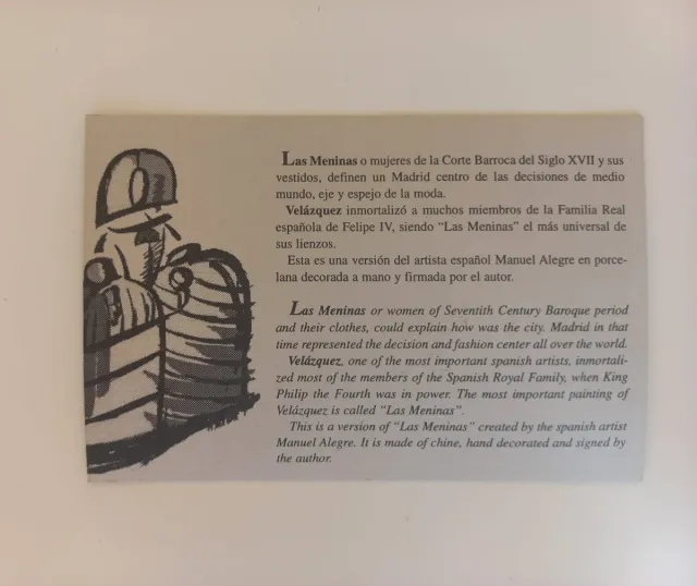 Figura cerámica Menina