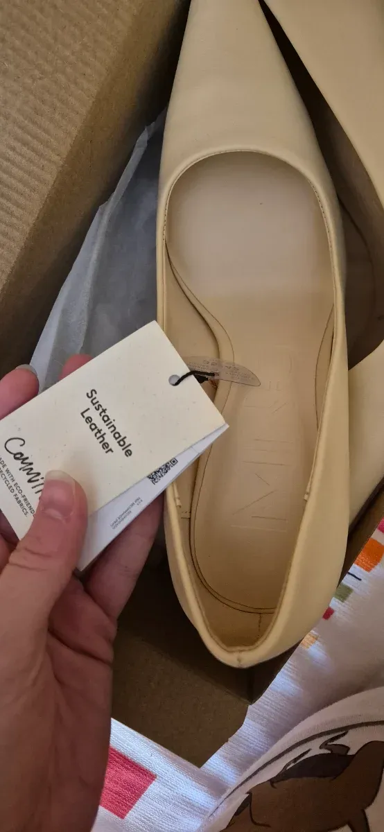 Tacones Mango Beige Nuevos