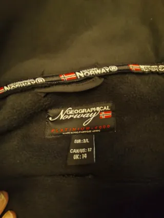 Chaqueta Geographical Norway Mujer Negra