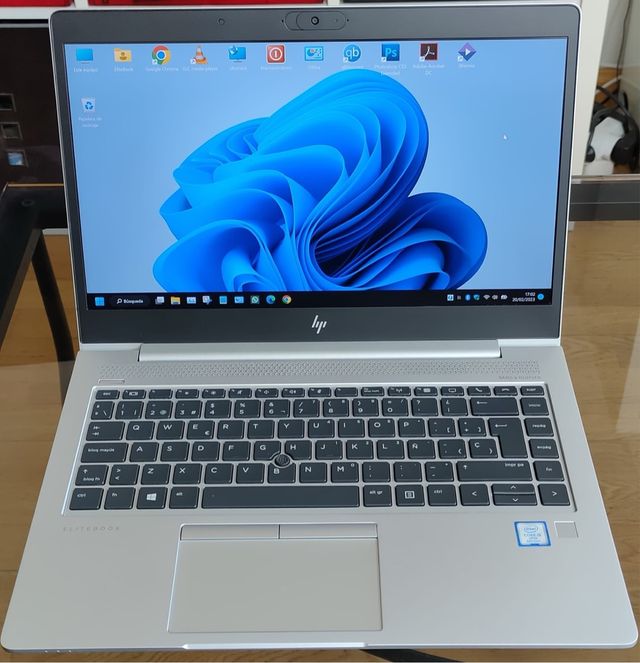 HP Elitebook Ordenador Portátil Plata