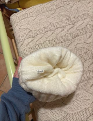 Berretto lana con pompon