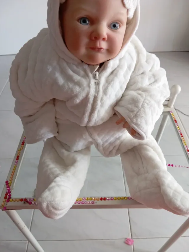 Enterito bebé blanco