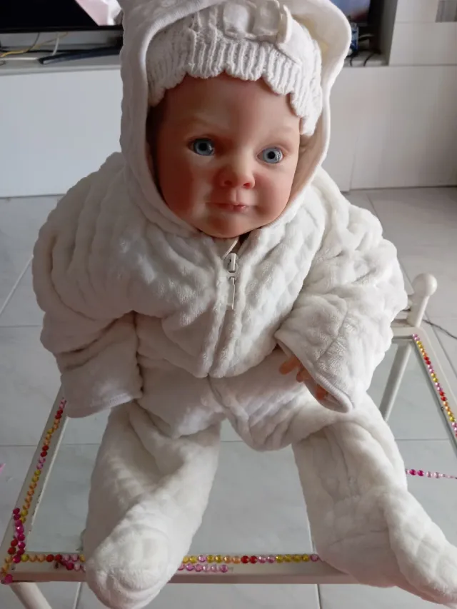 Enterito bebé blanco