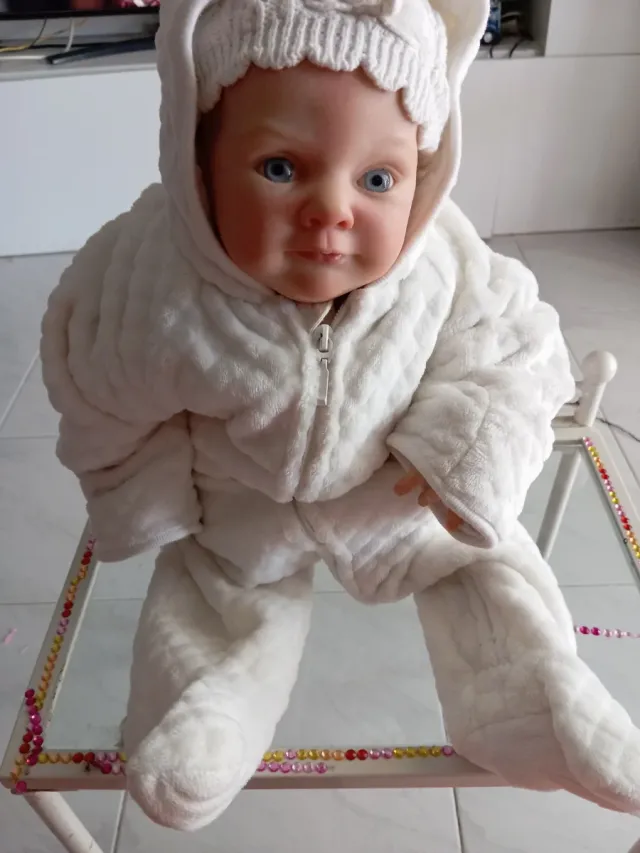 Enterito bebé blanco