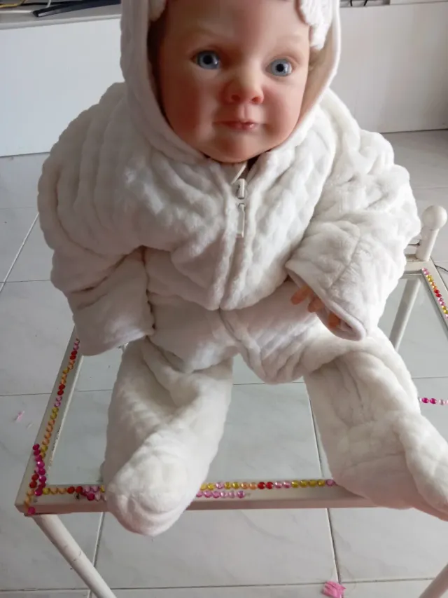 Enterito bebé blanco