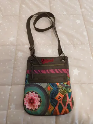 Bolso Desigual Marrón Multicolor