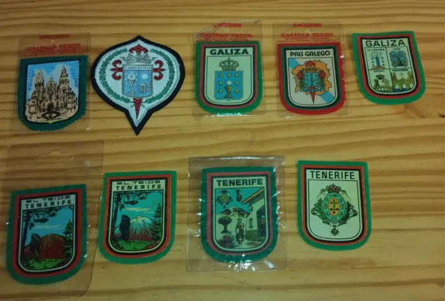 Colección Escudos Tela Bordados (32 uds)
