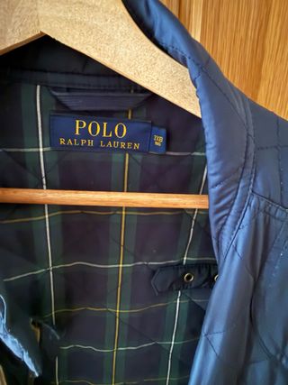 Chaleco Polo Ralph Lauren 3XB Tartán Azul