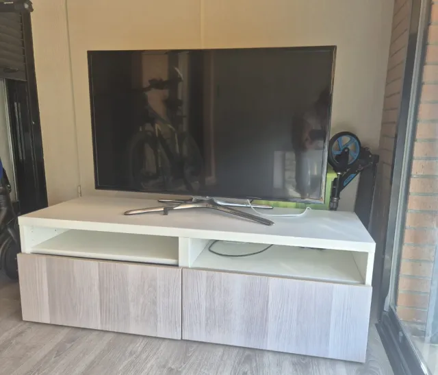 Mueble TV IKEA BESTÅ Beige/Blanco