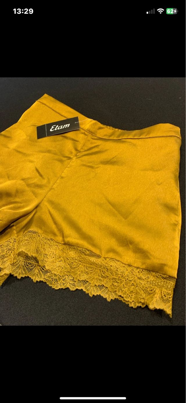 Etam Shorts Intimo Donna Oro XS