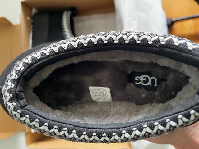 UGG Zuecos Negro Plataforma