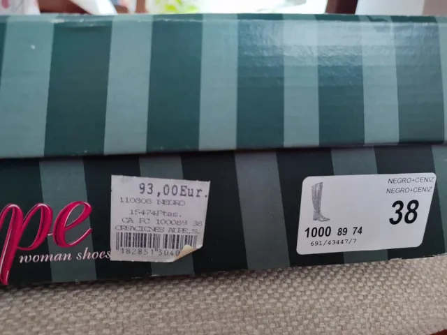 Botas altas Alpe Woman negras