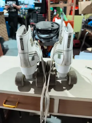 Patines infantiles blancos talla 29