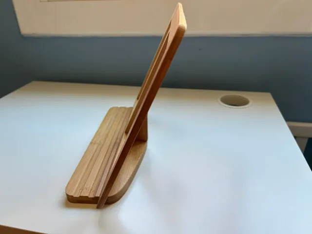 Atril de madera para libros