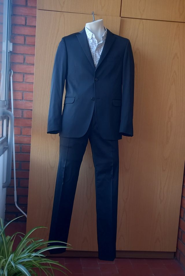 Traje Negro Hombre Florentino Talla 50