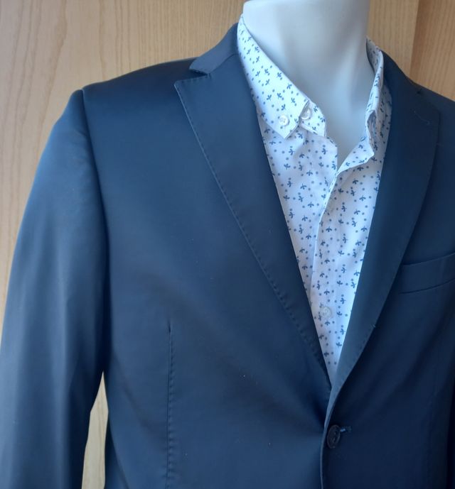 Traje Negro Hombre Florentino Talla 50