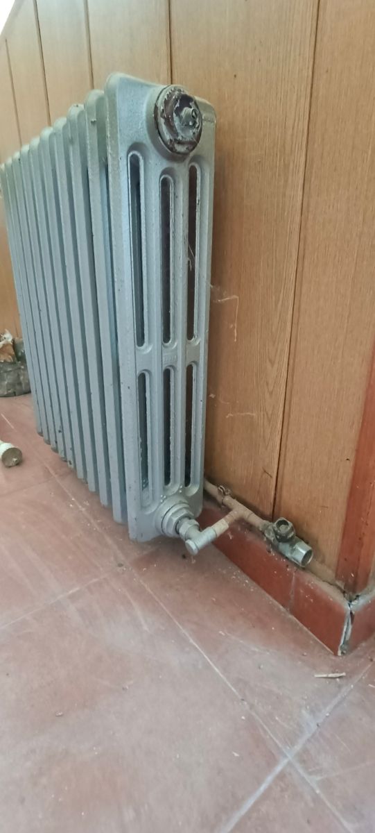 Conjunto de radiadores de hierro fundido vintage