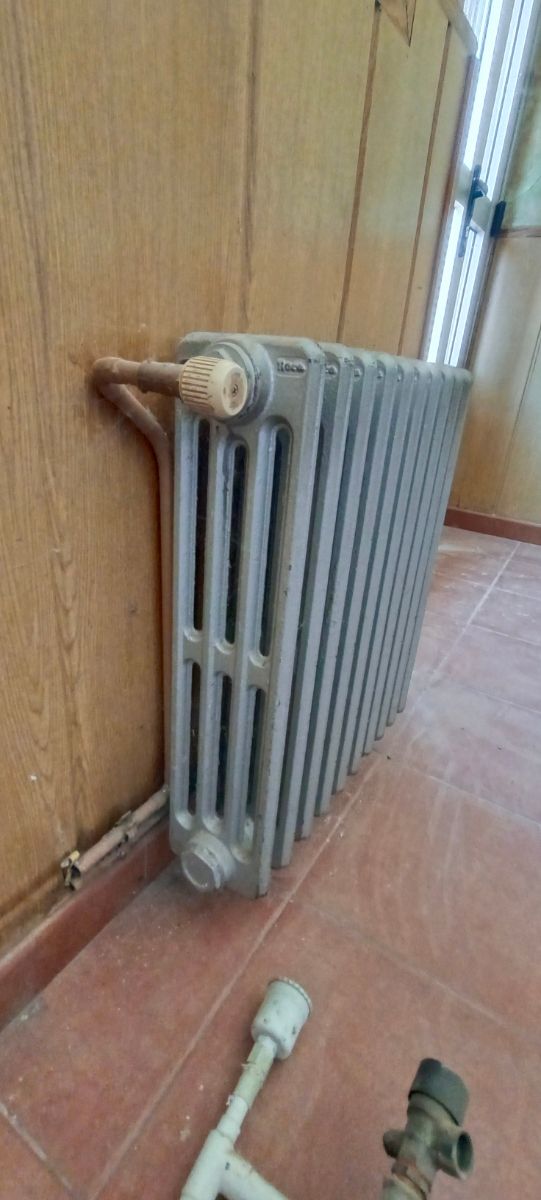 Conjunto de radiadores de hierro fundido vintage