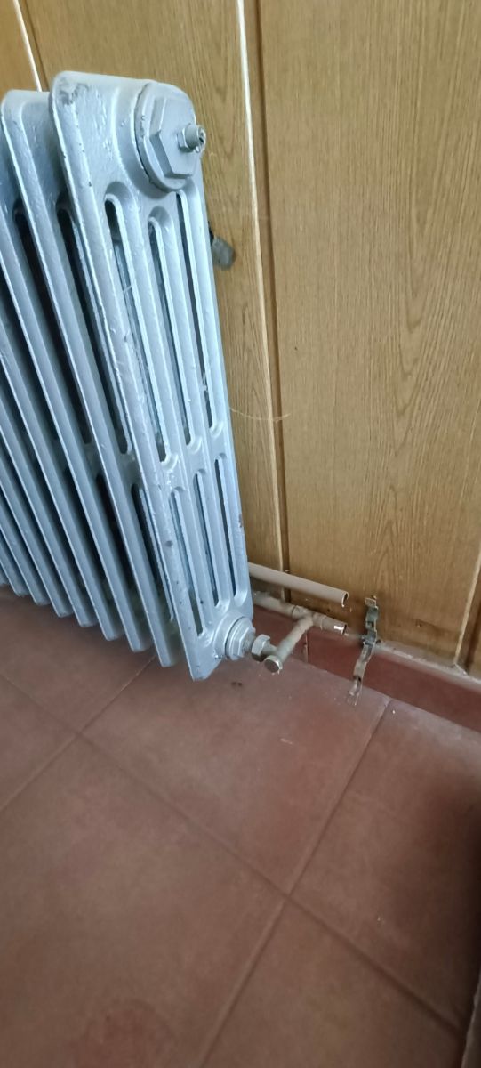 Conjunto de radiadores de hierro fundido vintage