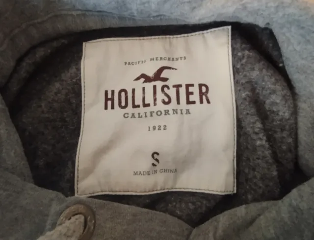 Sudadera niño Hollister Gris y Verde