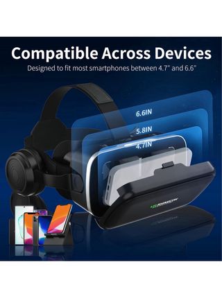 Occhiali VR con cuffie