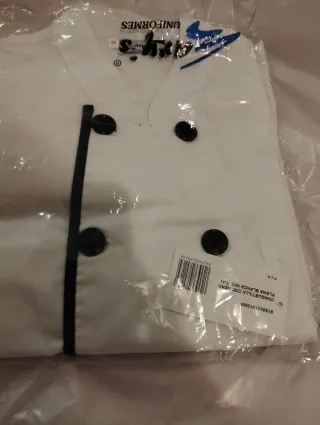 Ropa de cocina Data Blanca