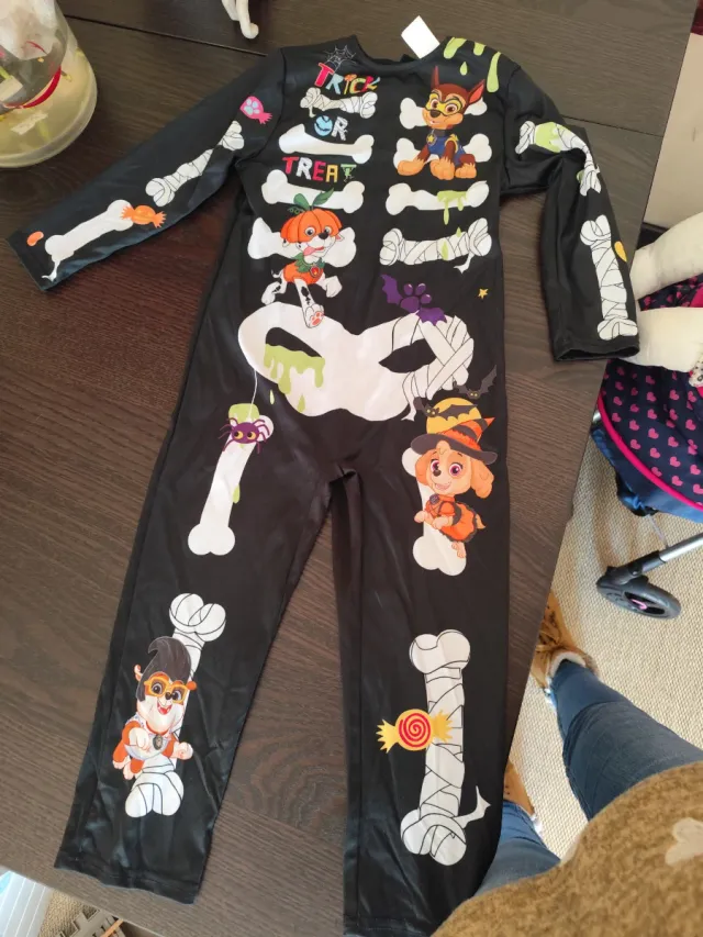 Disfraz Esqueleto Patrulla Canina Talla 110