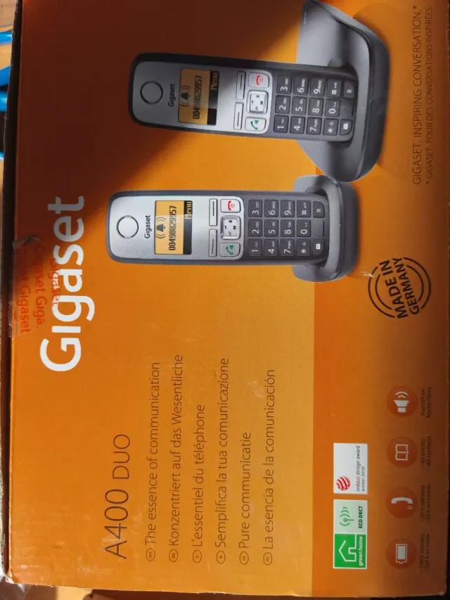 Teléfono Inalámbrico Gigaset Negro