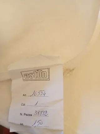 Stoffa vintage lino e Macramè