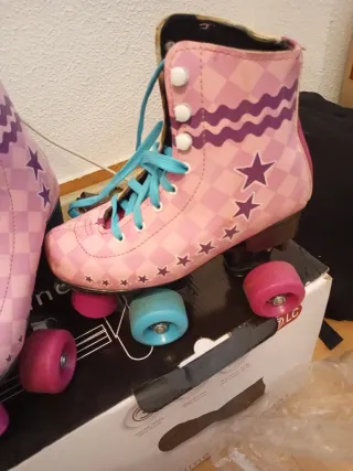 Patines de 4 ruedas para niña