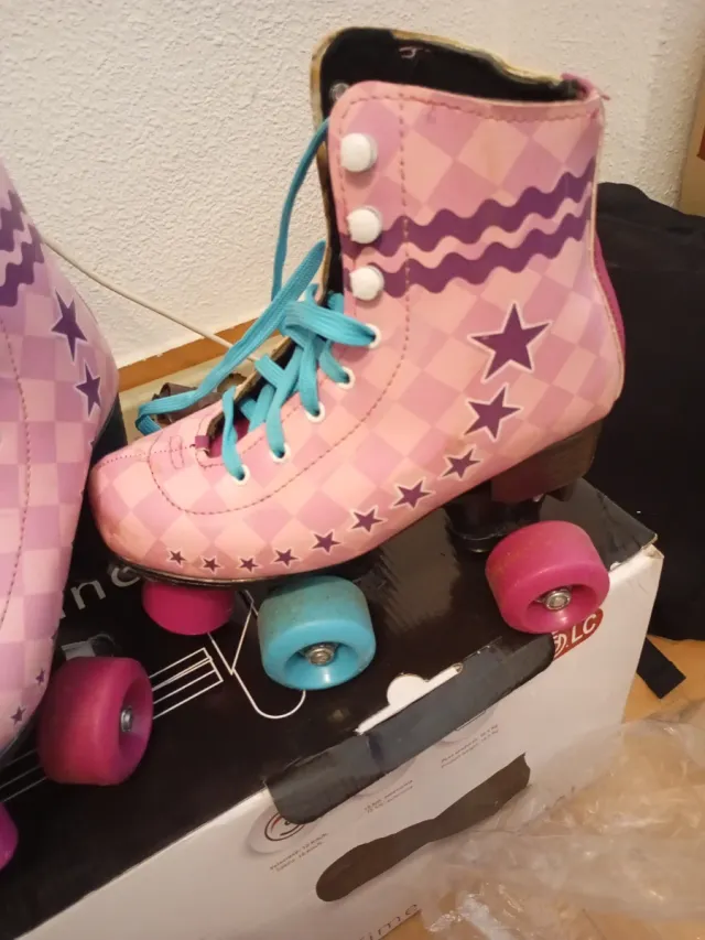 Patines de 4 ruedas para niña