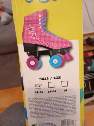 Patines de 4 ruedas para niña