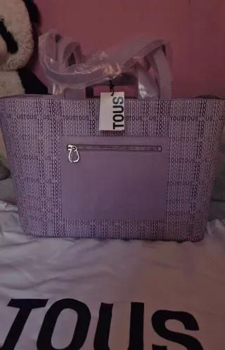 Bolso Tous Morado Original con Etiquetas