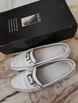 Geox Mocasines Blancos