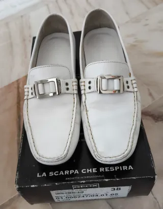 Geox Mocasines Blancos