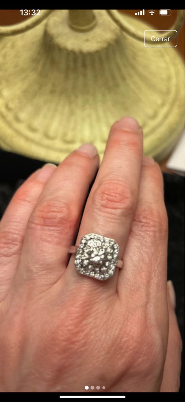 Anillo Plata Circonitas Talla 14