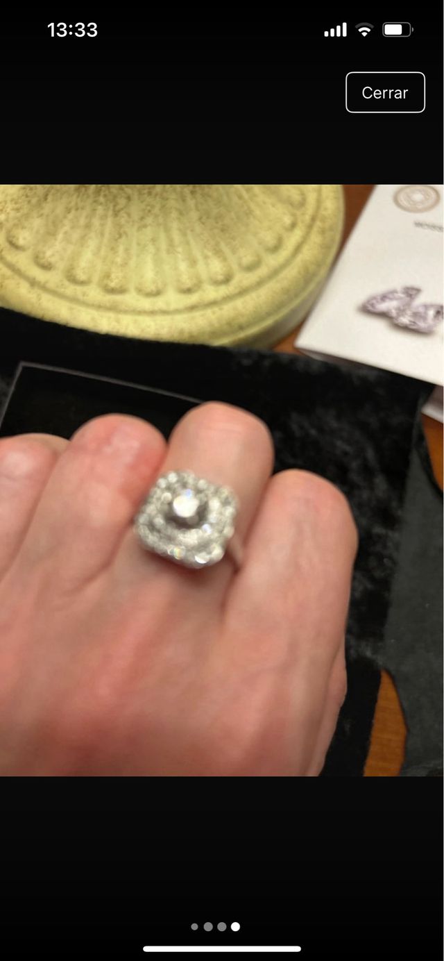 Anillo Plata Circonitas Talla 14