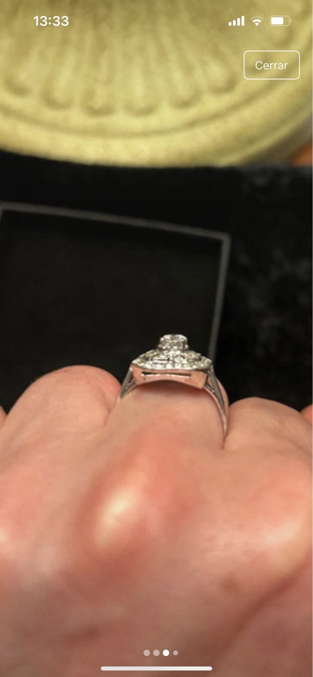 Anillo Plata Circonitas Talla 14