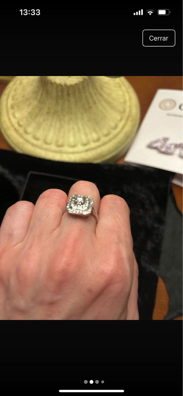 Anillo Plata Circonitas Talla 14