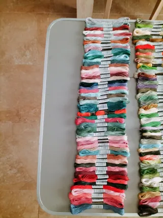Lote 200 madejas bordar marca blanca