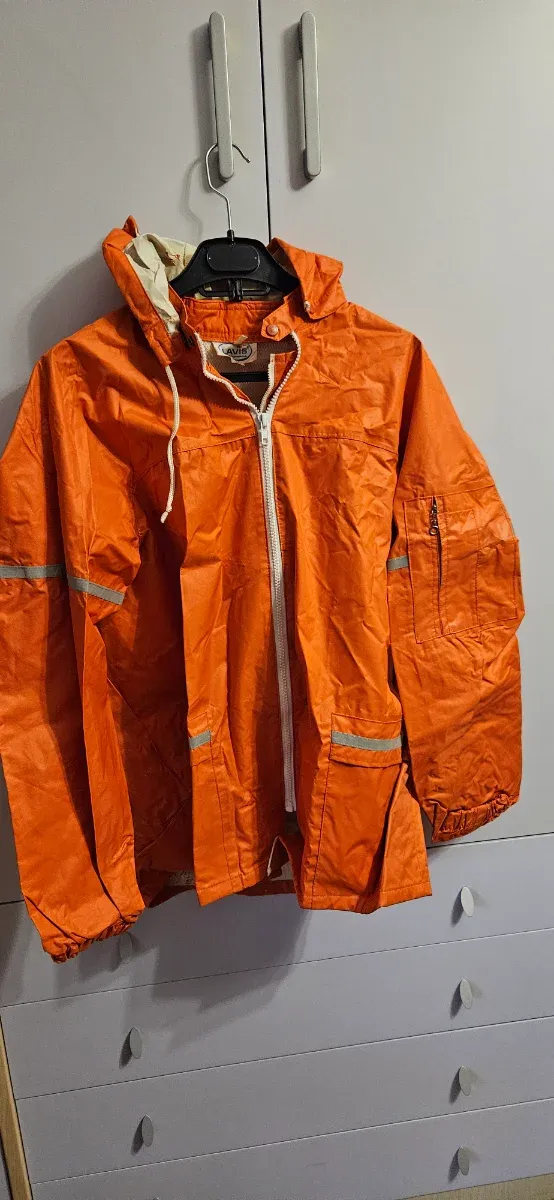 Cerata arancione pantalone e giacca da lavoro/barc