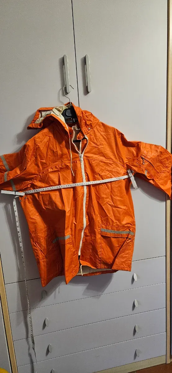 Cerata arancione pantalone e giacca da lavoro/barc